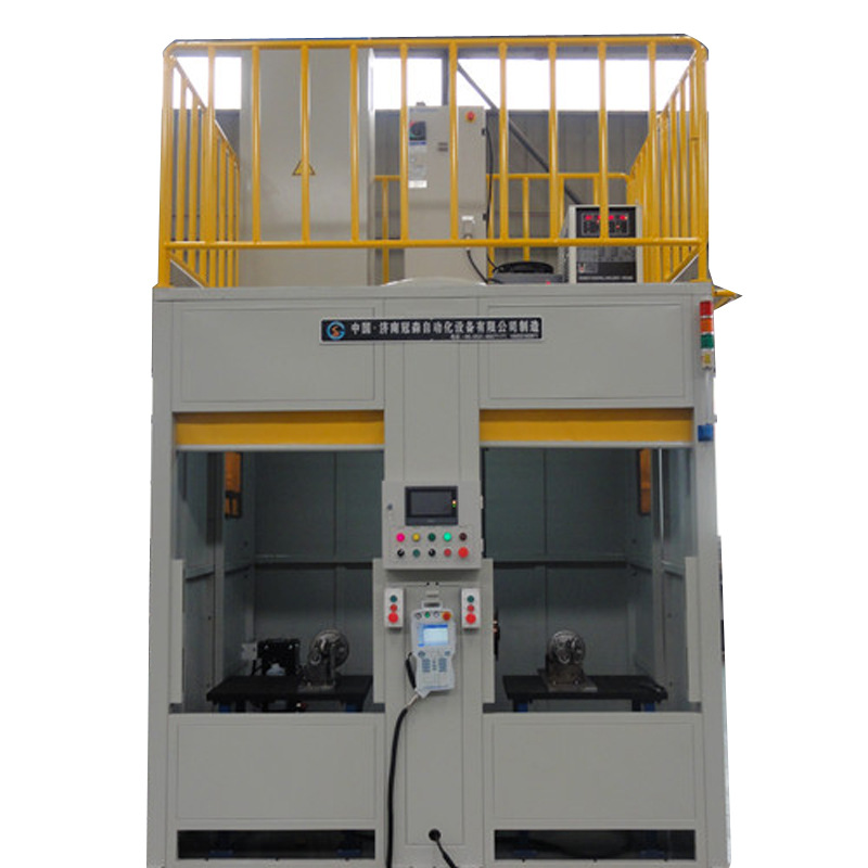 汽車減震器自動焊接機器人工作站-濟南冠森自動化設(shè)備有限公司