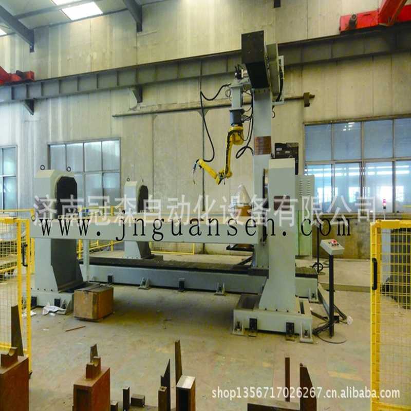 挖掘機(jī)上架機(jī)器人焊接工作站-濟(jì)南冠森自動(dòng)化設(shè)備有限公司